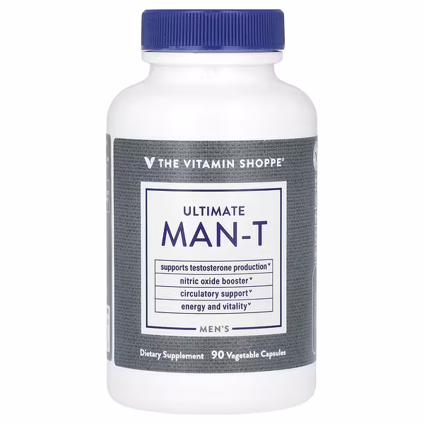 The Vitamin Shoppe, Men's Ultimate Man-T, 90 Vegetable Capsules