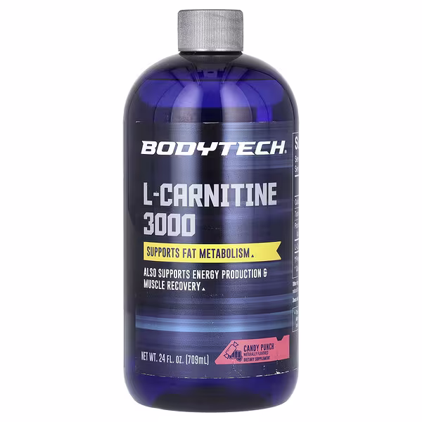 BodyTech, L-Carnitine 3000, Candy Punch, 24 fl oz (709 ml)