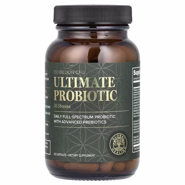 Global Healing, Ultimate Probiotic, 100 Billion CFU, 60 Capsules