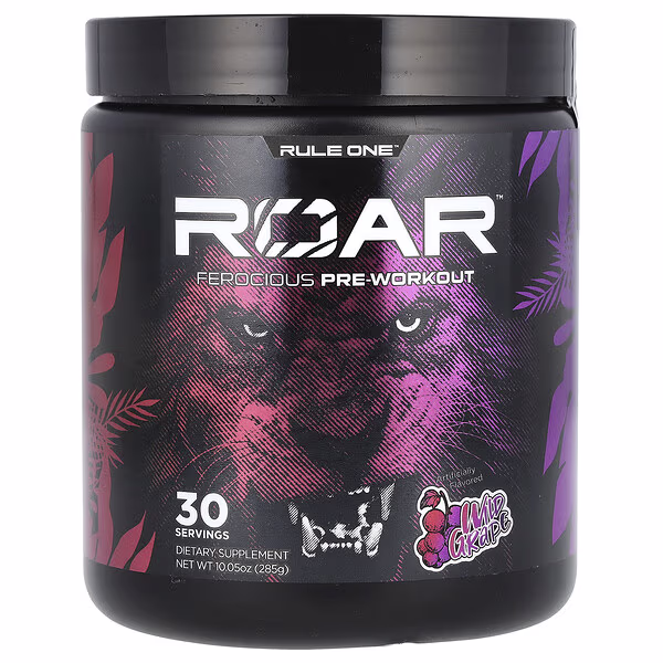 Rule One Proteins, Roar, Ferocious Pre-Workout, Wild Grape, 10.05 oz (285 g)