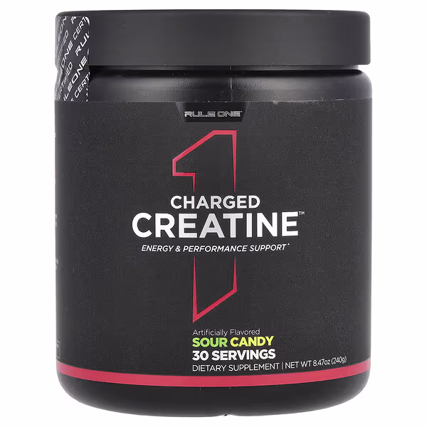 Rule One Proteins, Charged Creatine, Sour Candy, 8.47 oz (240 g)