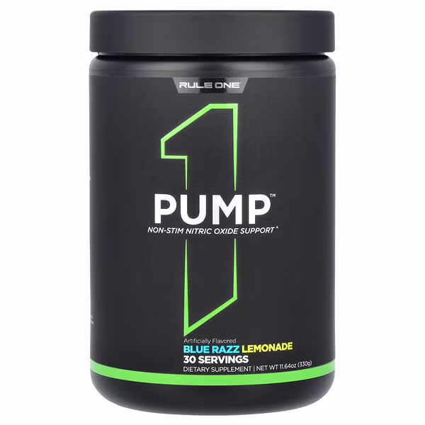 Rule One Proteins, Pump, Blue Razz Lemonade, 11.64 oz (330 g)