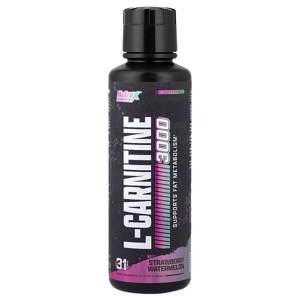 Nutrex Research, L-Carnitine 3000, Strawberry Watermelon, 15.72 fl oz (465 ml)