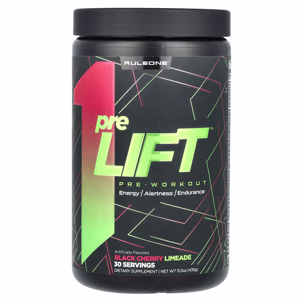 Rule One Proteins, preLIFT, Pre-Workout, Black Cherry Limeade, 15.3 oz (435 g)