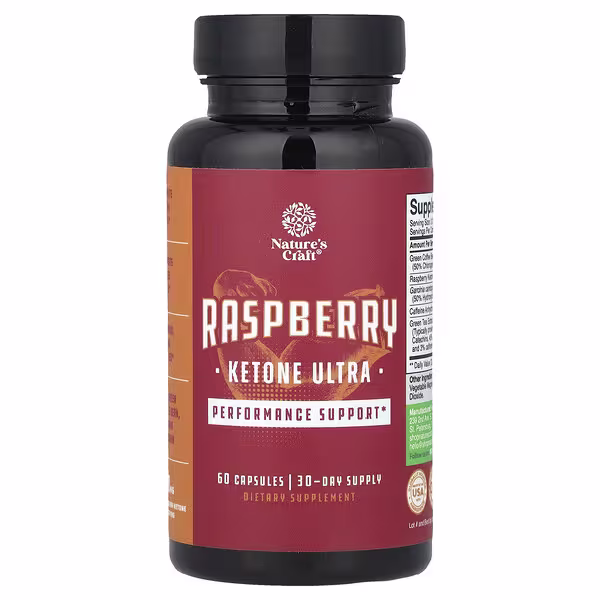 Nature's Craft, Raspberry Ketone Ultra, 60 Capsules