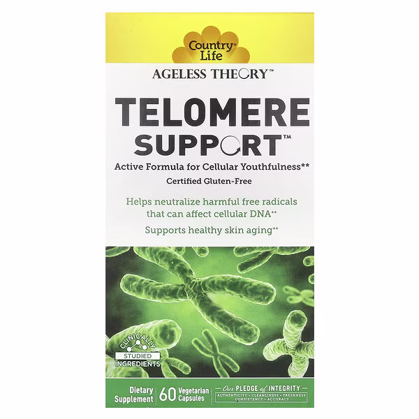 Country Life, Ageless Theory, Telomere Support , 60 Vegetarian Capsule