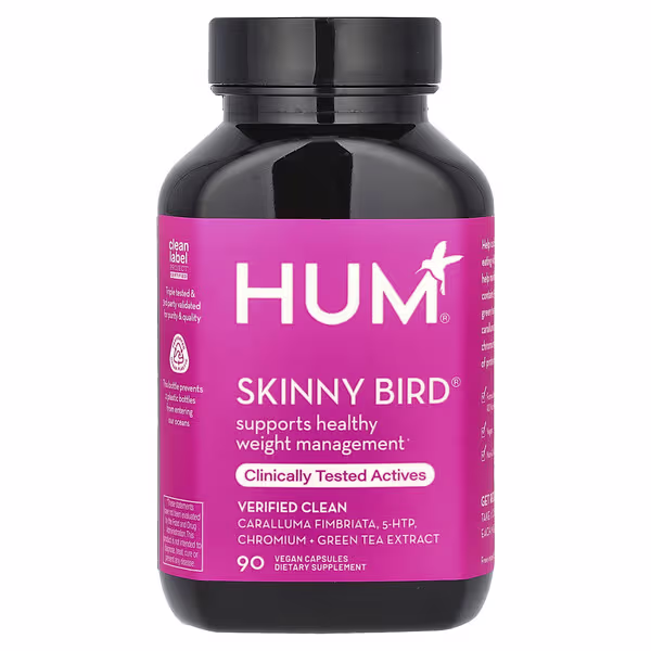 HUM Nutrition, Skinny Bird, 90 Vegan Capsules