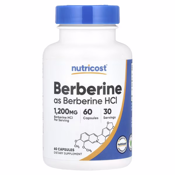 Nutricost, Berberine, 60 Capsules (600 mg per Capsule)