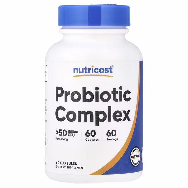 Nutricost, Probiotic Complex, >50 Billion CFU, 60 Capsules