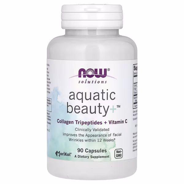 NOW Foods, Solutions, Aquatic Beauty+, 90 Capsules