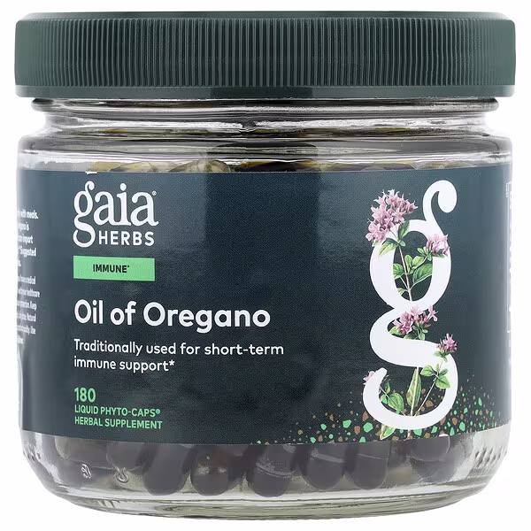Gaia Herbs, Oil of Oregano, 180 Liquid Phyto-Caps®