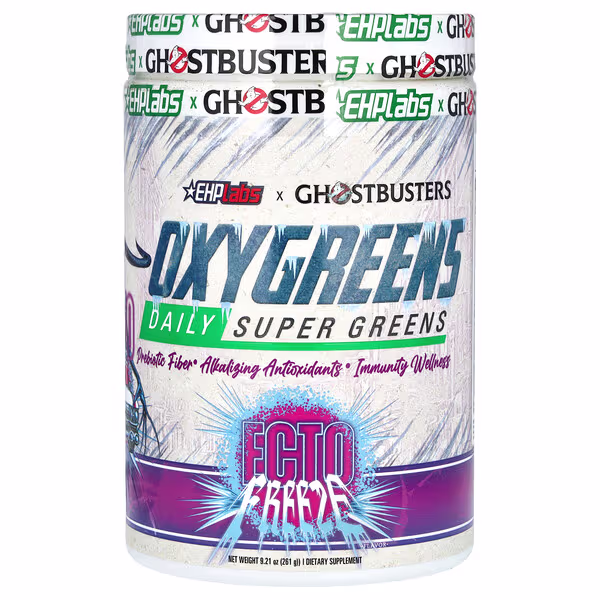EHPlabs, Ghostbusters, Oxygreens, Daily Super Greens, Ecto Freeze, 9.21 oz (261 g)