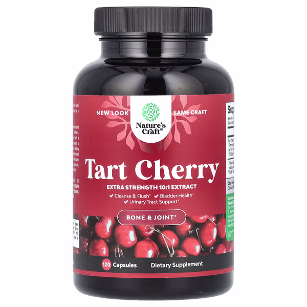 Nature's Craft, Tart Cherry, 120 Capsules (250 mg per Capsule)