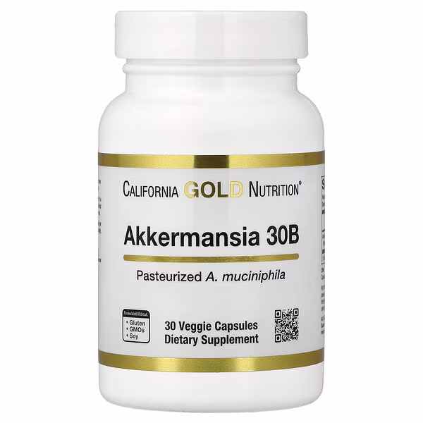 California Gold Nutrition, Akkermansia 30B, 30 Veggie Capsules (150 mg per Capsule)