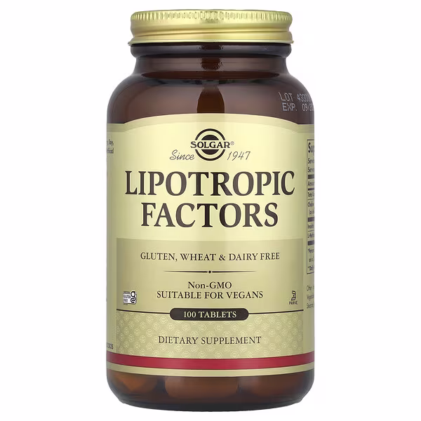 Solgar, Lipotropic Factors, 100 Tablets
