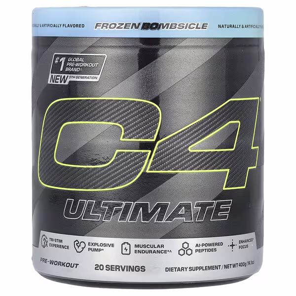 C4 / Cellucor, C4 Ultimate, Pre-Workout, Frozen Bombsicle, 14.1 oz (400 g)