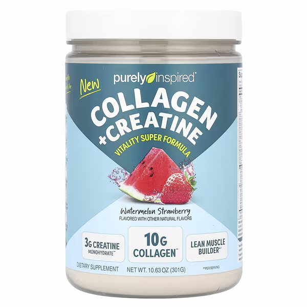 Purely Inspired, Collagen + Creatine, Watermelon Strawberry, 10.63 oz (301 g)