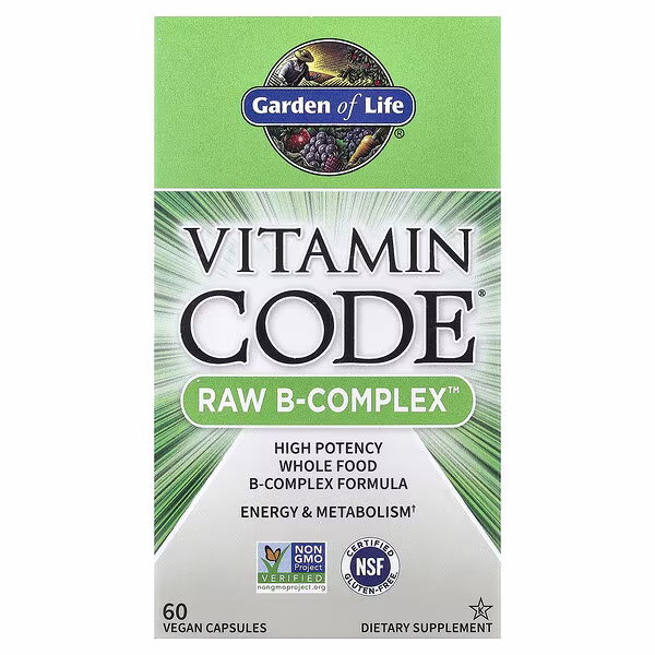Garden of Life, Vitamin Code®, RAW B-Complex™, 60 Vegan Capsules