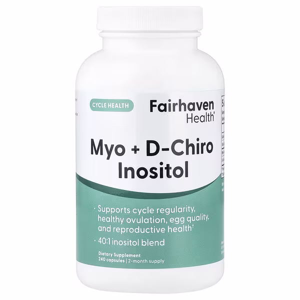Fairhaven Health, Myo + D-Chiro Inositol, 240 Capsules