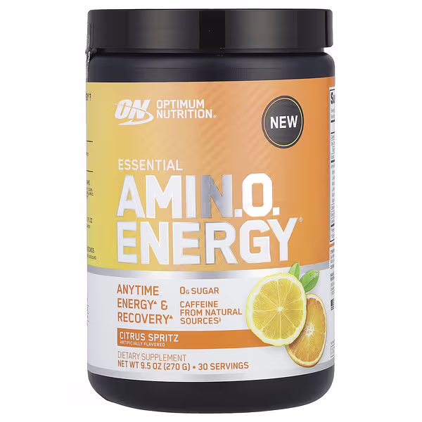 Optimum Nutrition, Essential Amin.O. Energy®, Citrus Spritz, 9.5 oz (270 g)