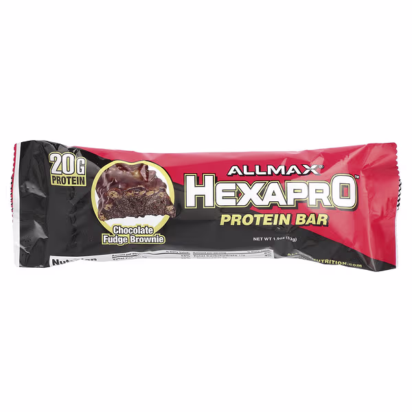 ALLMAX, Hexapro™, Protein Bar, Chocolate Fudge Brownie, 1.9 oz (53 g)