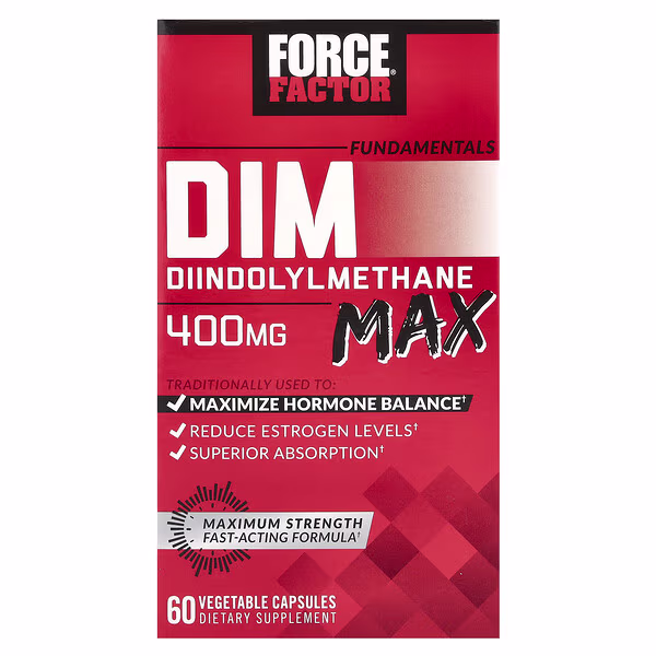 Force Factor, Fundamentals, DIM Max, 60 Vegetable Capsules
