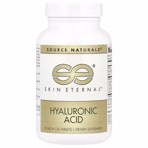 Source Naturals, Skin Eternal®, Hyaluronic Acid, 120 Tablets