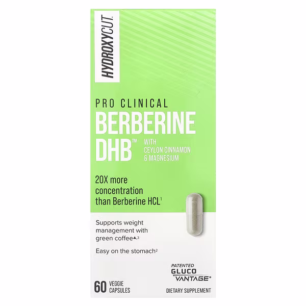 Hydroxycut, Pro Clinical Berberine DHB™, 60 Veggie Capsules