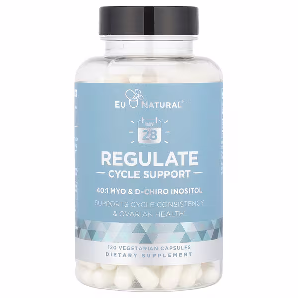 Eu Natural, Regulate, Cycle Support, 120 Vegetarian Capsules