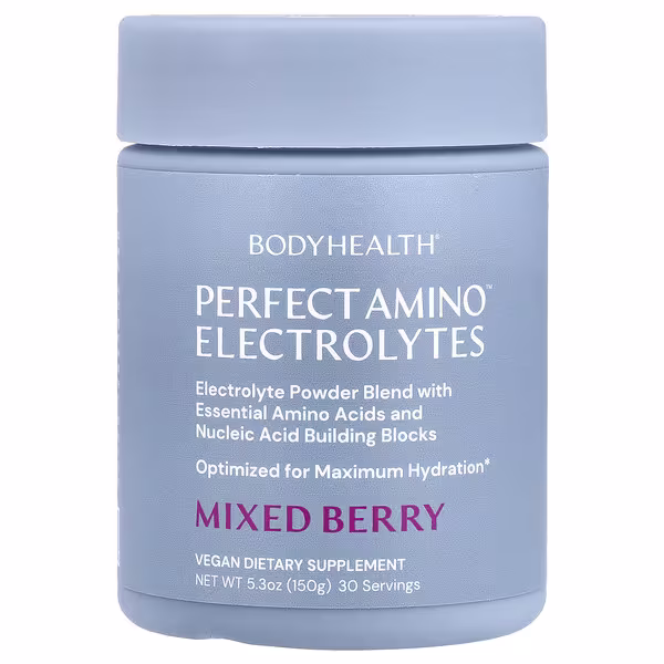 BodyHealth, Perfect Amino™ Electrolytes, Mixed Berry , 5.3 oz (150 g)