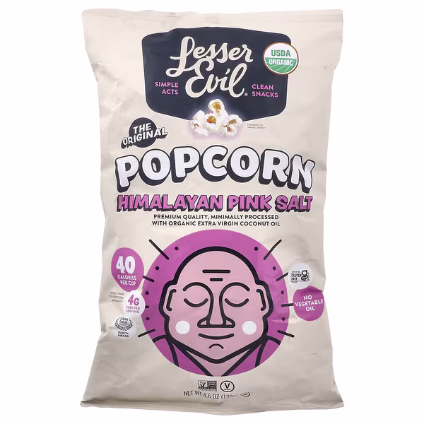 LesserEvil, Popcorn, Himalayan Pink Salt, 4.6 oz (130 g)