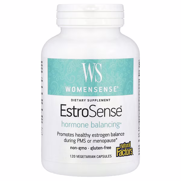 Natural Factors, WomenSense®, EstroSense®, 120 Vegetarian Capsules