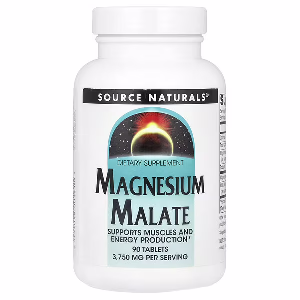 Source Naturals, Magnesium Malate, 90 Tablets