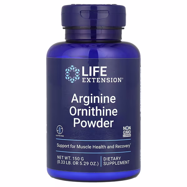 Life Extension, Arginine Ornithine Powder, 5.29 oz (150 g)