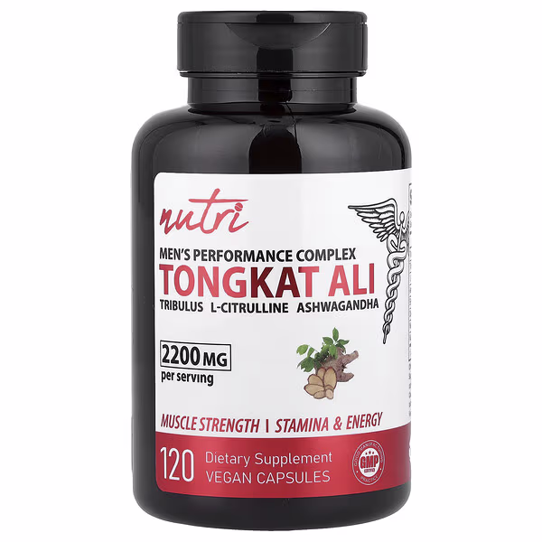 Nutri, Men's Performance Complex Tongkat Ali, 120 Vegan Capsules