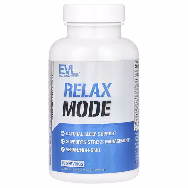 EVLution Nutrition, RelaxMode, 45 Veggie Capsules