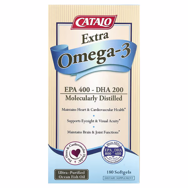 CATALO, Extra Omega-3 , 180 Softgels