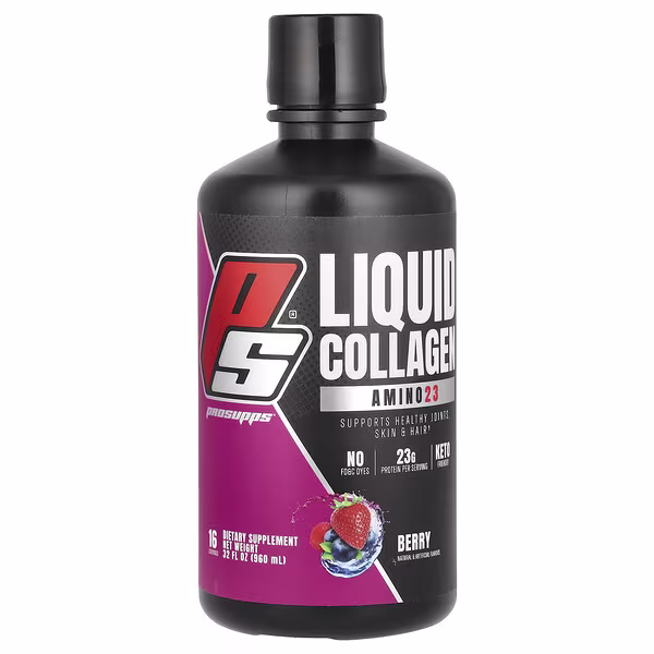 ProSupps, Amino 23 Liquid Collagen, Berry, 32 fl oz (960 ml)