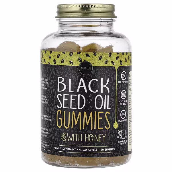 Maju Superfoods, Black Seed Oil Gummies, 90 Gummies (250 mg per Gummy)