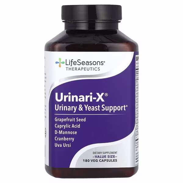 LifeSeasons, Urinari-X®, 180 Veg Capsules