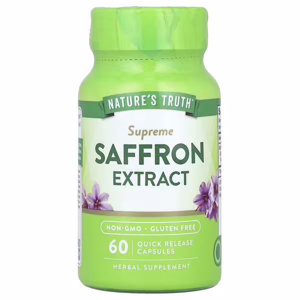 Nature's Truth, Supreme Saffron Extract, 60 Quick Release Capsules (88.5 mg per Capsule)