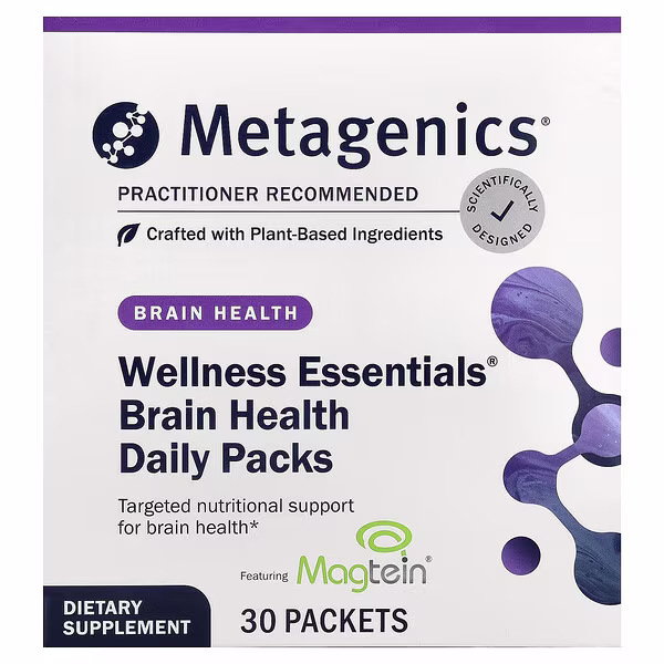 Metagenics, Wellness Essentials®, Brain Health Daily Packs, 30 Packets