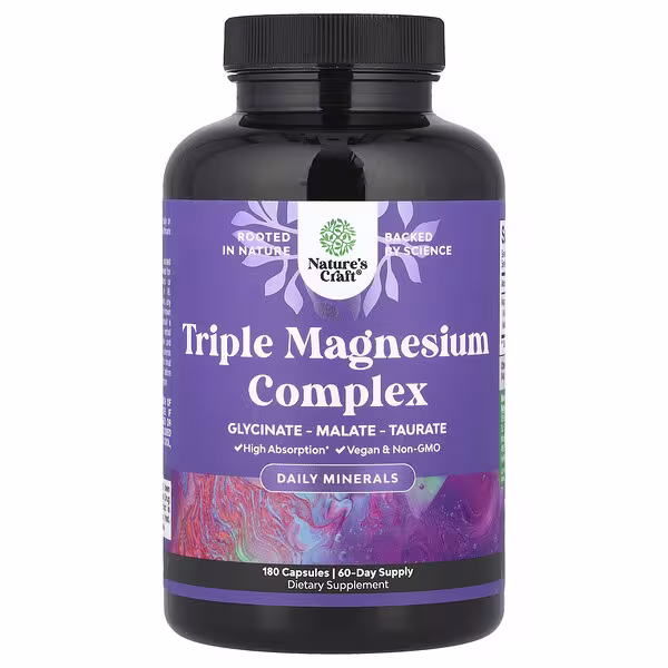 Nature's Craft, Triple Magnesium Complex, 180 Capsules (133 mg per Capsule)