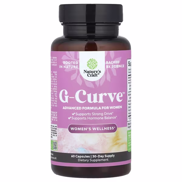 Nature's Craft, Women's Wellness, G-Curve™, 60 Capsules