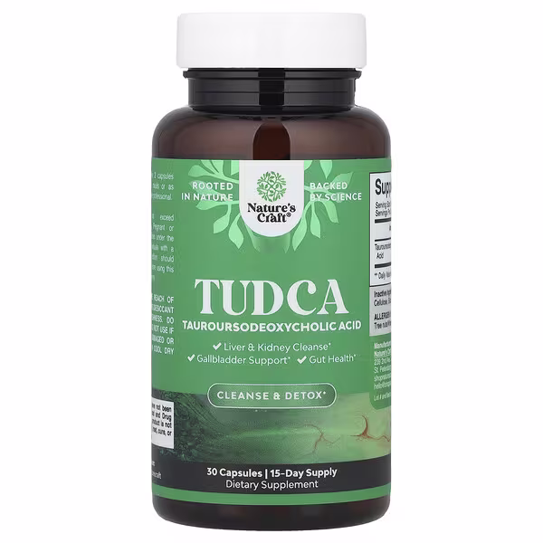 Nature's Craft, TUDCA, 30 Capsules (250 mg per Capsule)