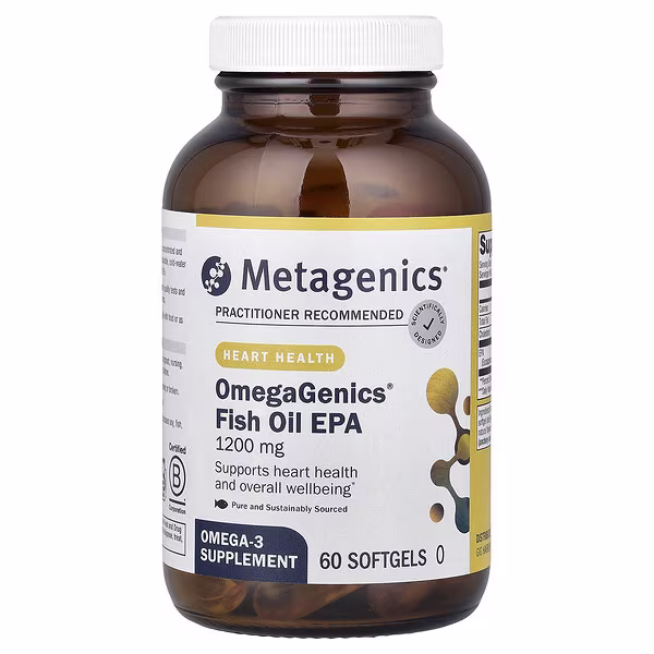 Metagenics, OmegaGenics®, Fish Oil EPA, 1,200 mg, 60 Softgels