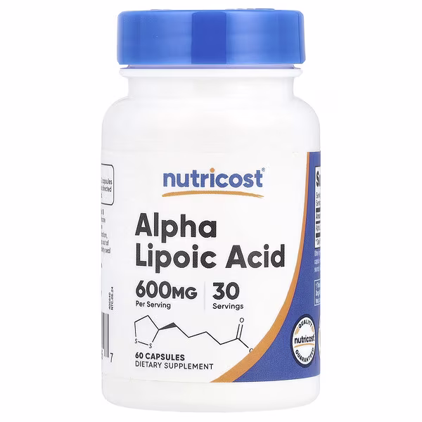 Nutricost, Alpha Lipoic Acid, 60 Capsules (300 mg per Serving)