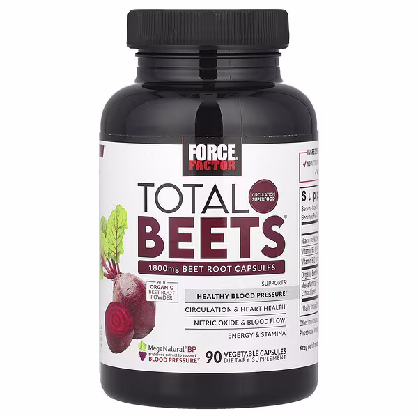 Force Factor, Total Beets®, 90 Vegetable Capsules