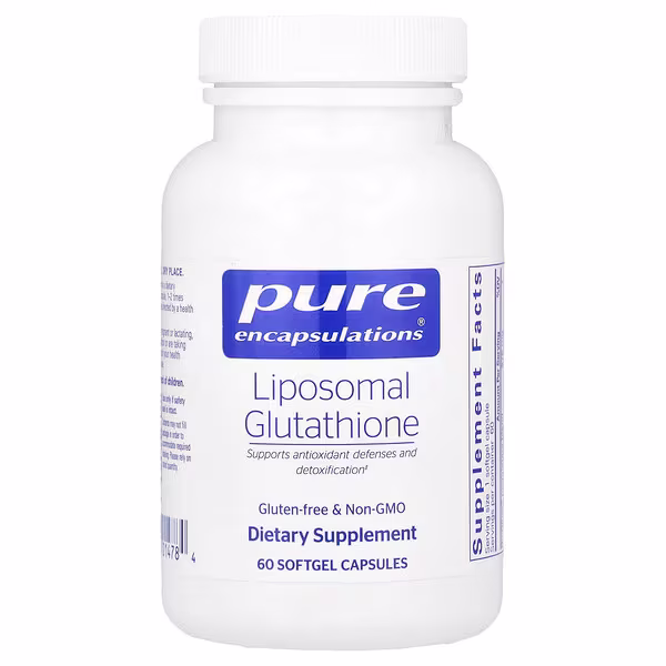 Pure Encapsulations, Liposomal Glutathione, 60 Softgel Capsules (375 mg per Softgel)