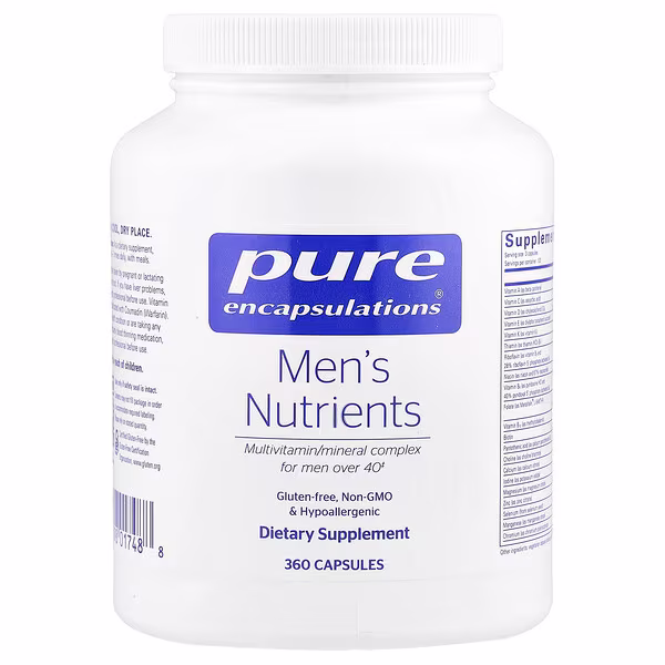 Pure Encapsulations, Men's Nutrients, Multivitamin/Mineral Complex For Men Over 40, 360 Capsules